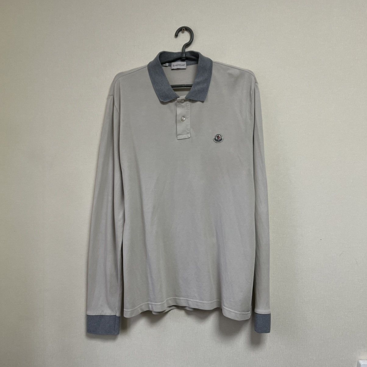Moncler Moncler polo long sleeve T-shirt old money luxury Size US XL / EU 56 / 4 - 1 Thumbnail