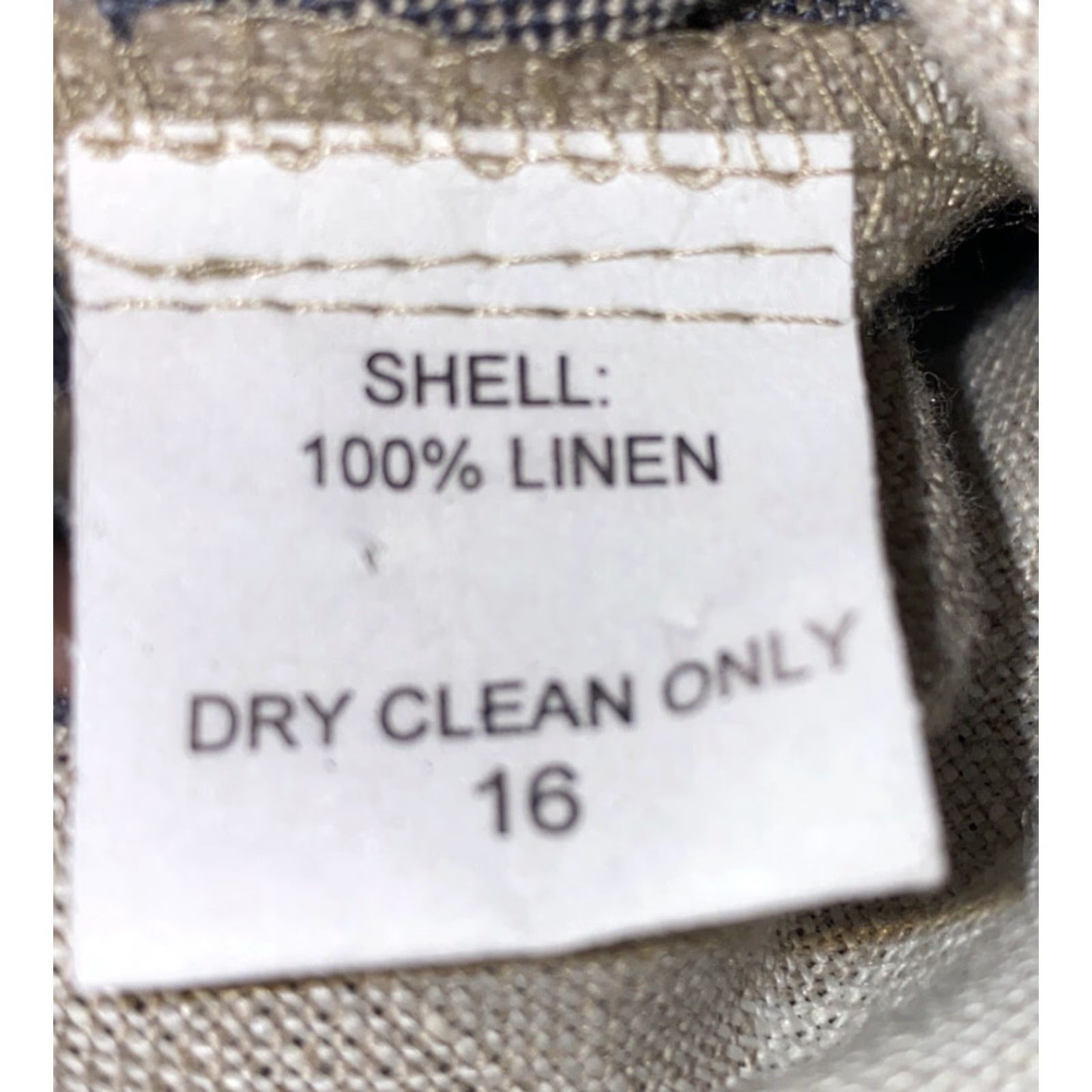Orvis Orvis Womens Plaid Linen Button-Up Shirt Long Sleeve Size 16 Multicolor Size XXL / US 16-18 / IT 52-54 - 7 Thumbnail
