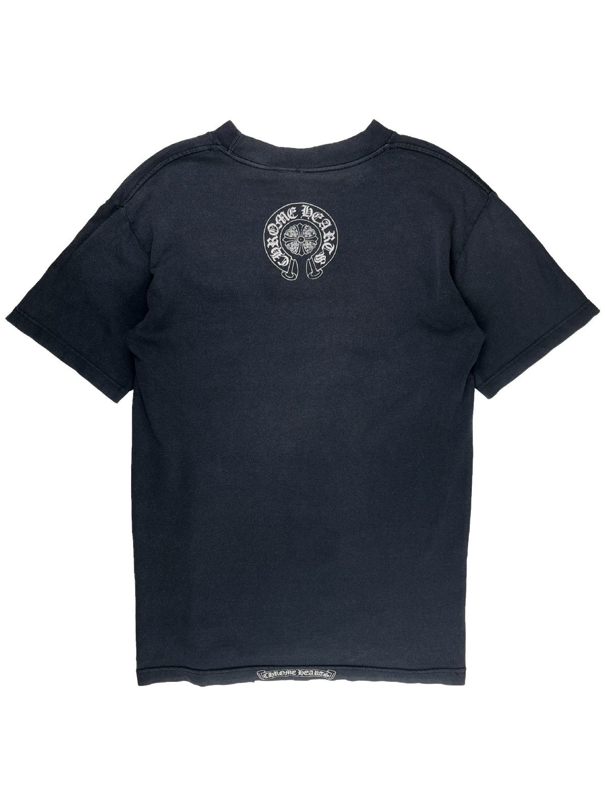 Chrome Hearts Chrome Hearts Vintage Dagger Horseshoe Logo Thrashed Tshirt Size US S / EU 44-46 / 1 - 2 Thumbnail