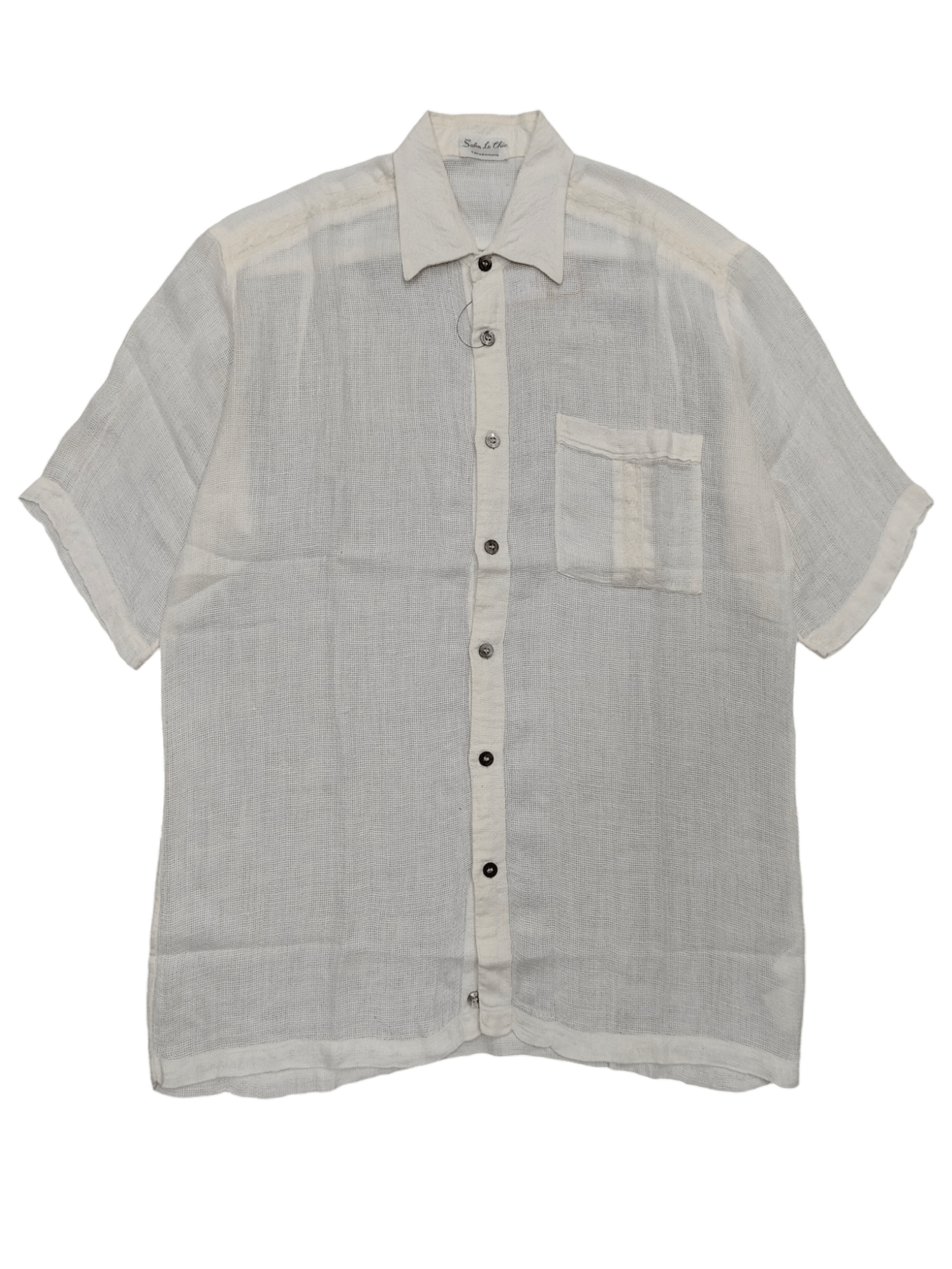 Designer DOPE🇯🇵Vtg Takashimaya🇯🇵 Salon de Chic Linen Shirt Size US M / EU 48-50 / 2 - 1 Thumbnail