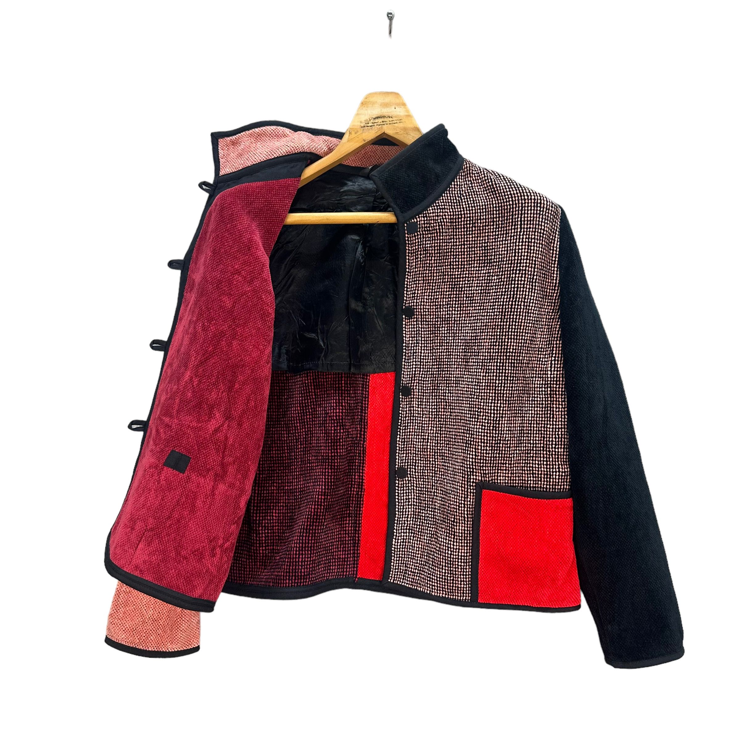 Annikki Karvinen ANNIKI KARVINEN MULITICOLOR HYBRID JACKET #7959-192 Size M / US 6-8 / IT 42-44 - 6 Thumbnail