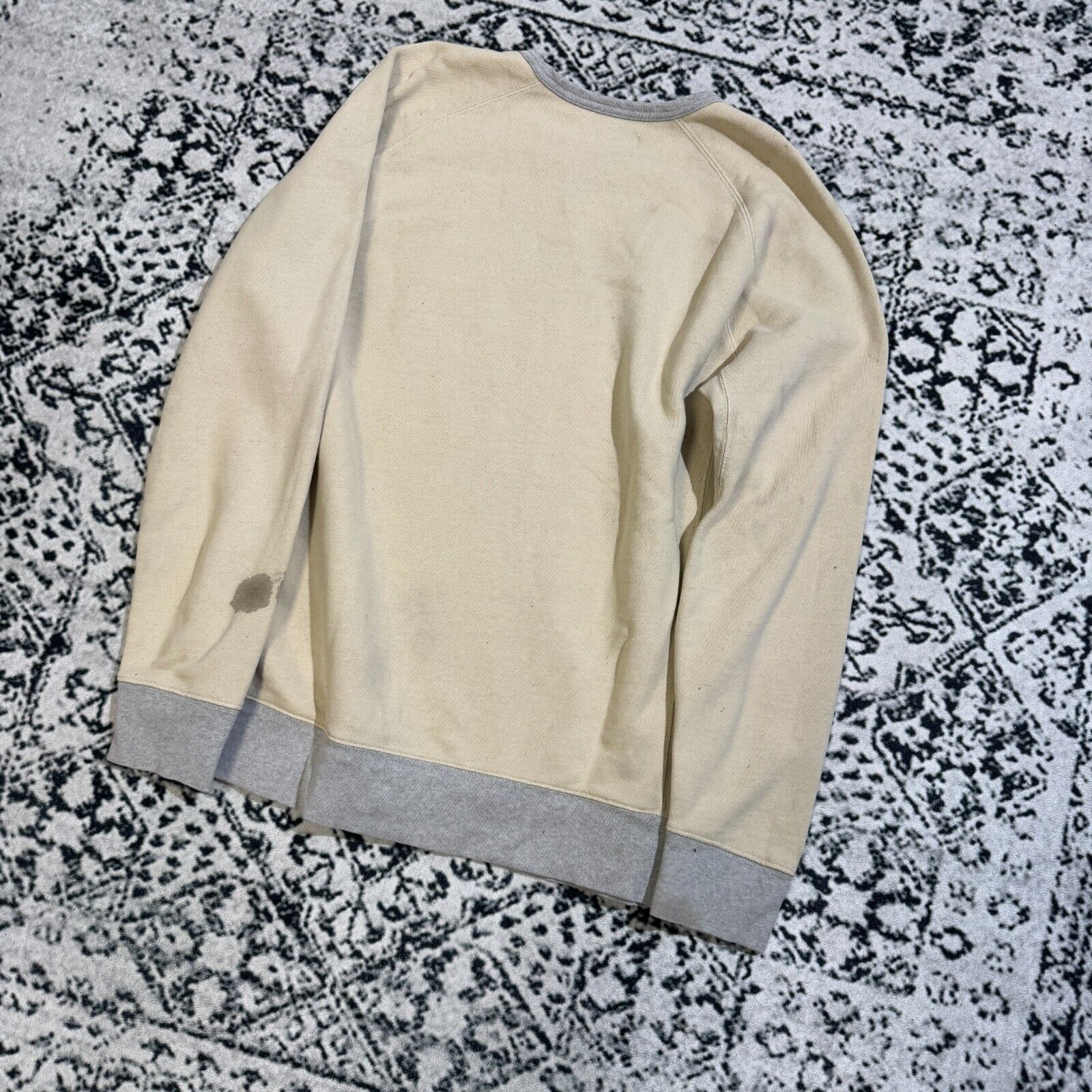 Levi's × Vintage Vintage Levis Unisex Beige Cotton Crewneck Size XL Y2K S Size US XL / EU 56 / 4 - 12 Thumbnail