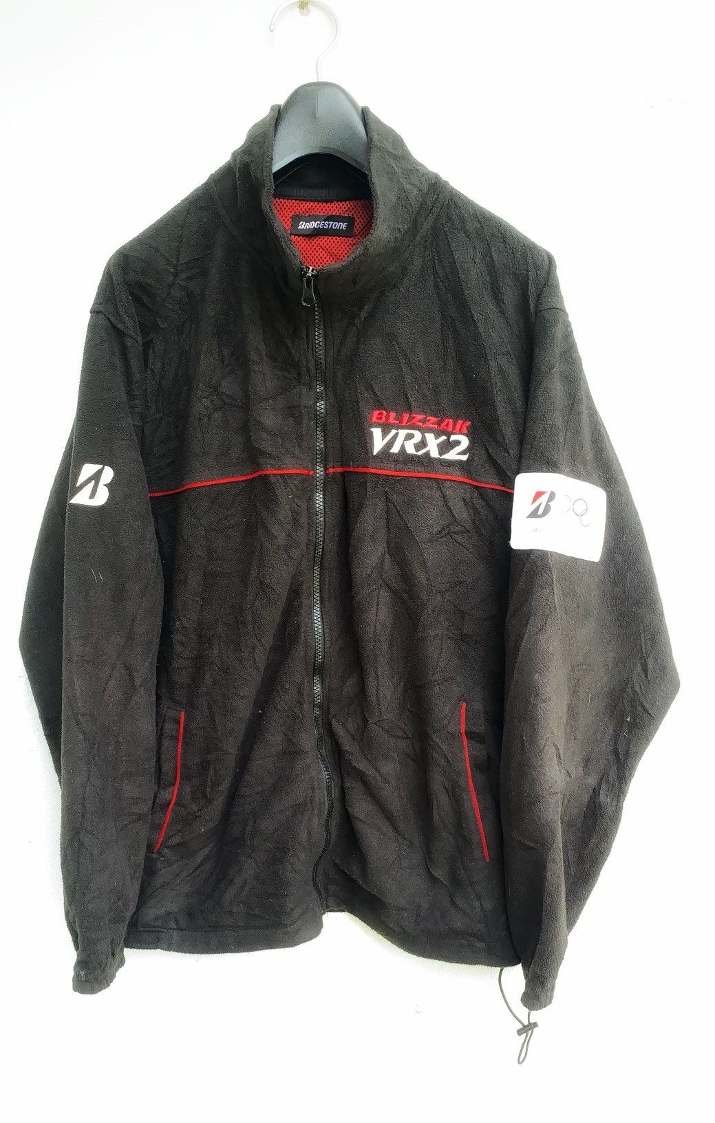 ICON Motorsports Vintage BRIDGESTONE Zipper Sweather Fleece Size US M / EU 48-50 / 2 - 2 Thumbnail