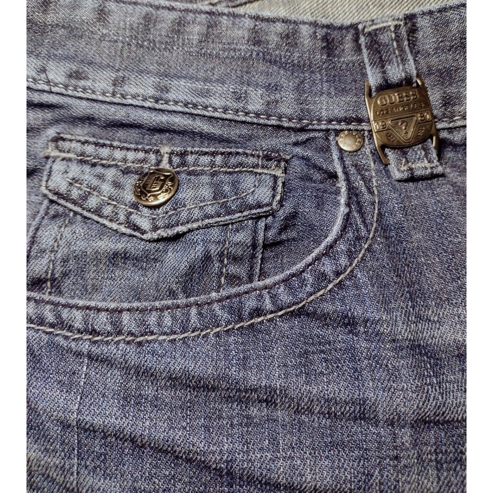 Guess Guess Embroidered Jeans Men's Size 40 x 33 Rockabilly Flap P Size US 40 / EU 56 - 4 Thumbnail