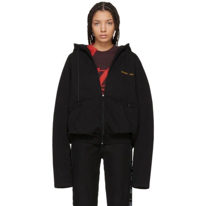 Vetements SS18 Vetements Calendar Zip Up Boxy Hoodie White Size US S / EU 44-46 / 1 - 2 Thumbnail