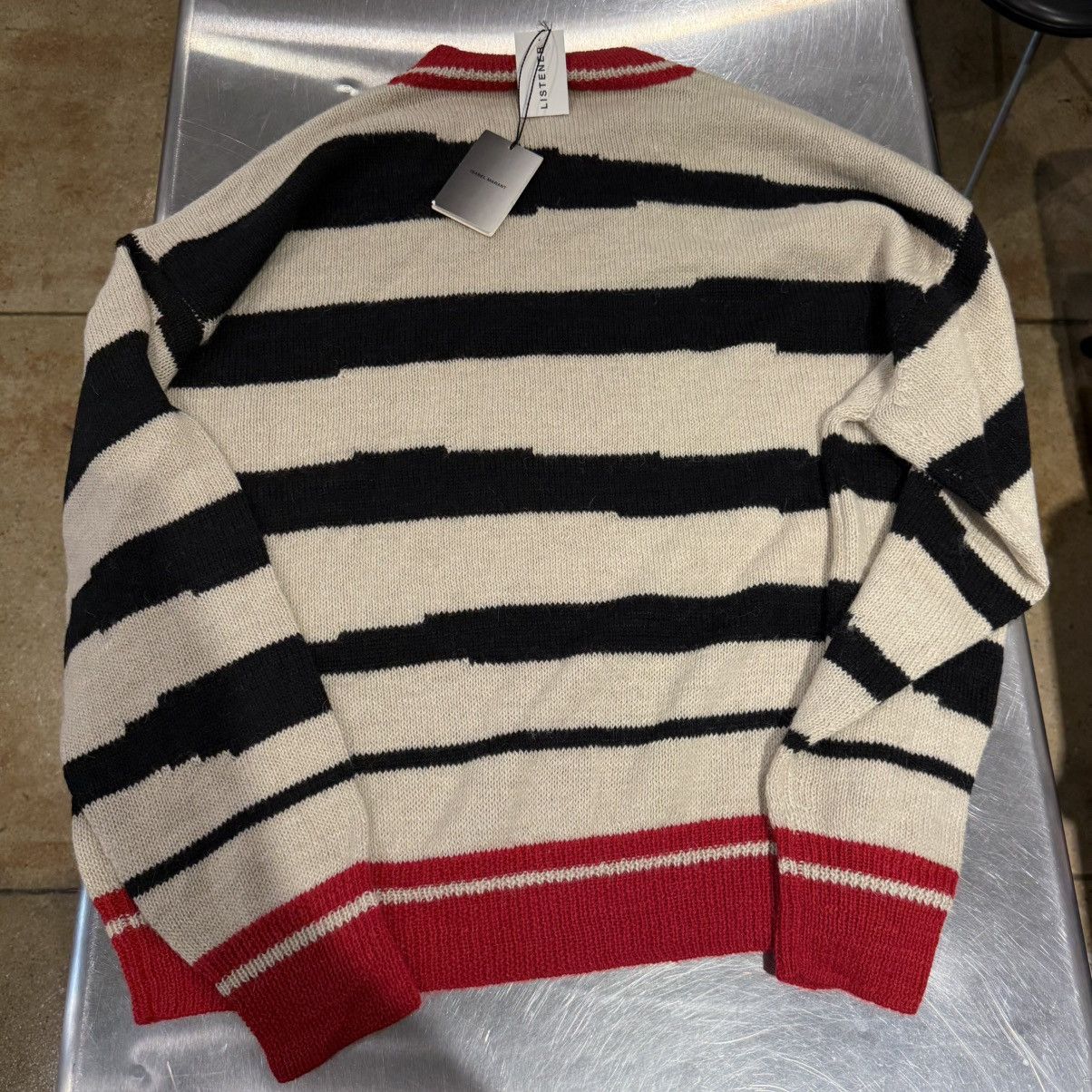 Isabel Marant Solwy Striped Alpaca-Blend Sweater Size US XL / EU 56 / 4 - 4 Thumbnail