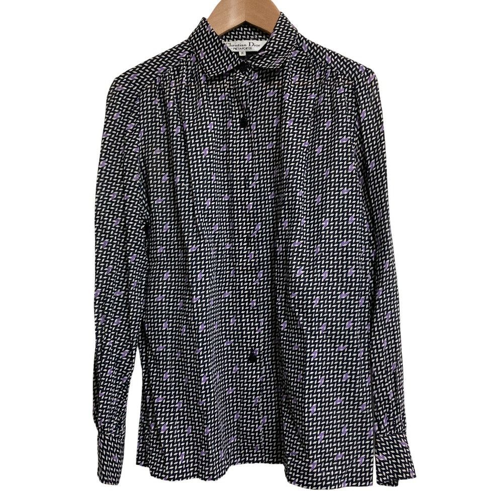 Dior Dior Christian Dior Vintage Patterned Blouse Textile Tops DUTY ...