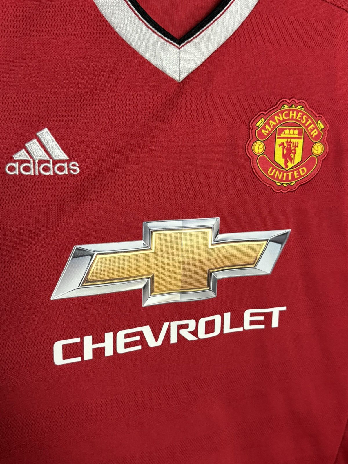 Adidas Manchester United 15/16 Home Schneiderlin Football Jersey Size US L / EU 52-54 / 3 - 4 Thumbnail