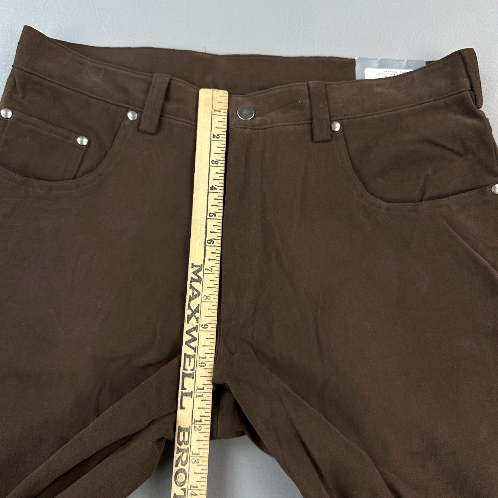 Vintage VINTAGE Ballin Next Pants Mens 34 Brown Paccino 5 Pocket Stretch Tailor Ready Hem NWT Size US 34 / EU 50 - 6 Thumbnail