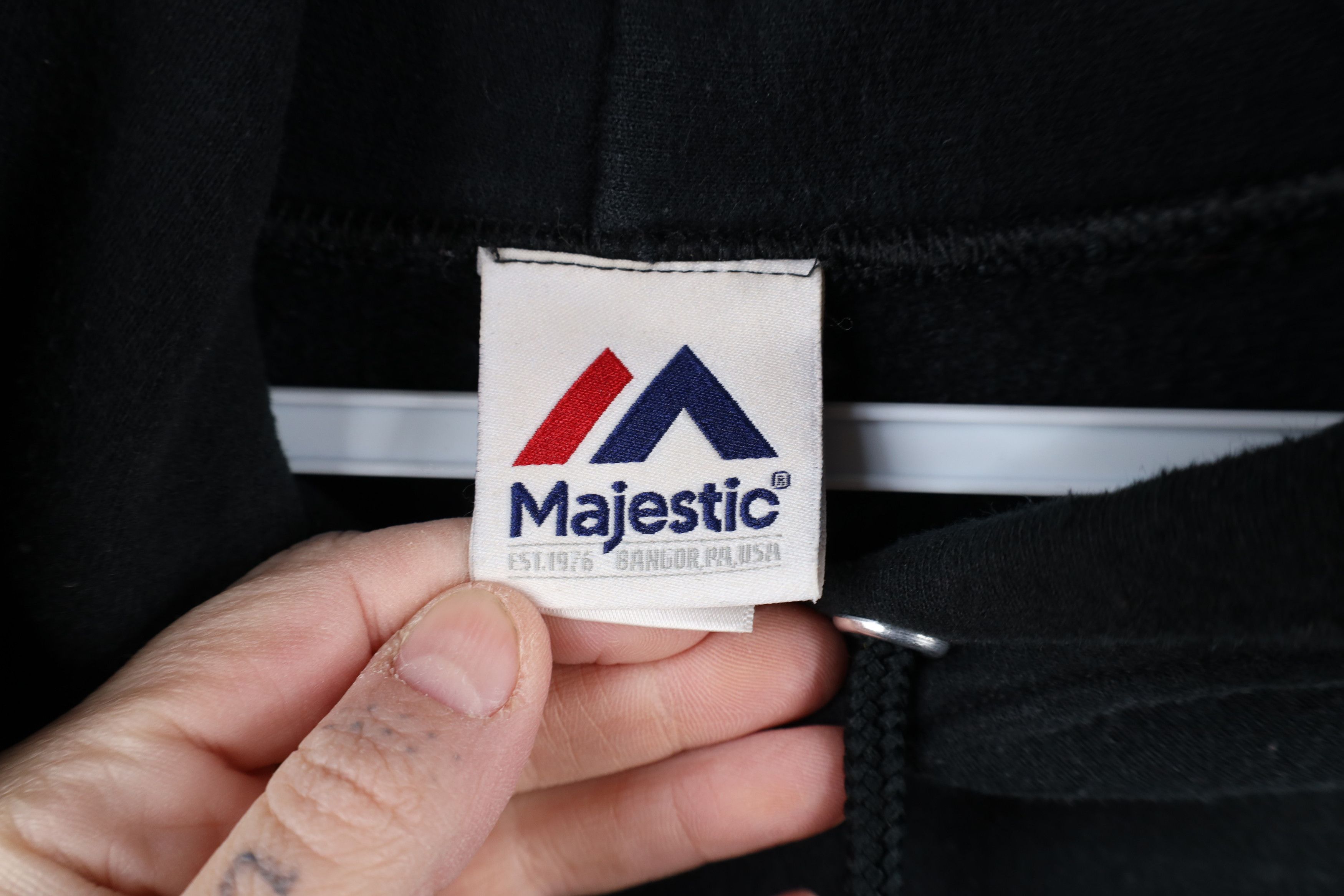 Majestic × Vintage Majestic Out Las Vegas Golden Knights Hockey Hoodie Black Size US XL / EU 56 / 4 - 8 Thumbnail