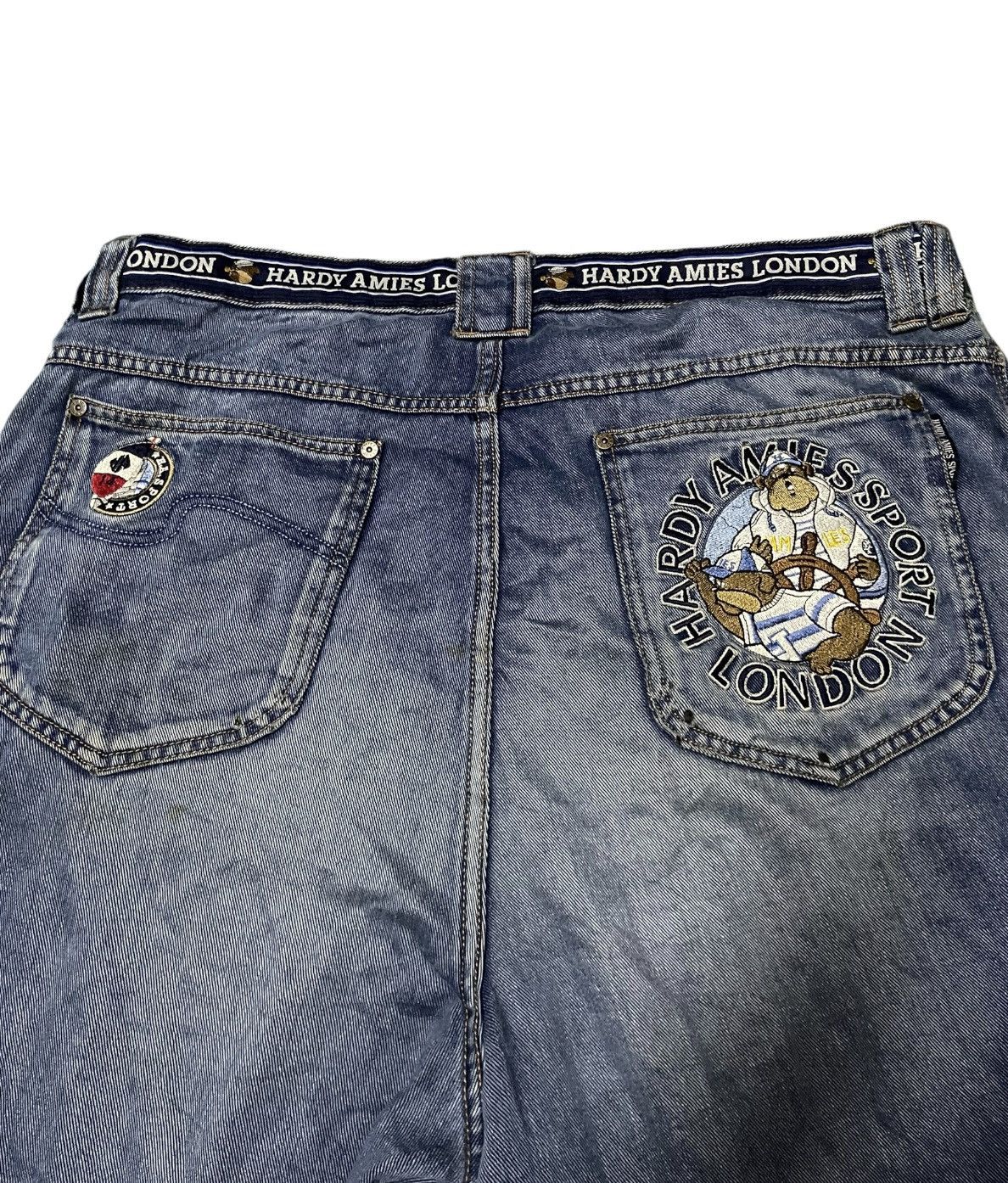 Hardy Amies FLARE !! Hardy Amies Denim Pants Size US 38 / EU 54 - 4 Thumbnail