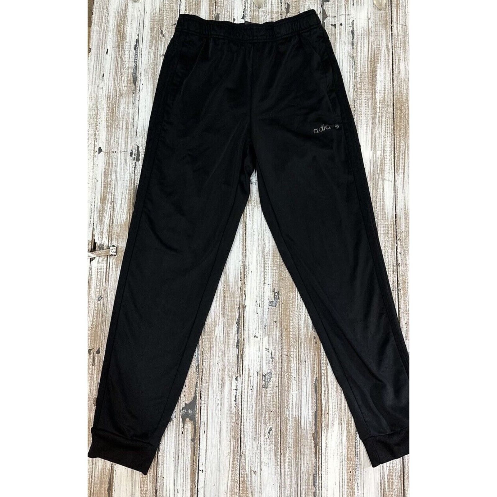 Adidas Men’s Adidas Track Pants Sz Medium Black Gym Sweatpants Size US 32 / EU 48 - 1 Thumbnail