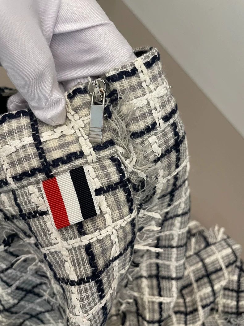 Thom Browne Thom Browne Quilts woolen cotton half skirt Size 28" / US 6 / IT 42 - 8 Thumbnail