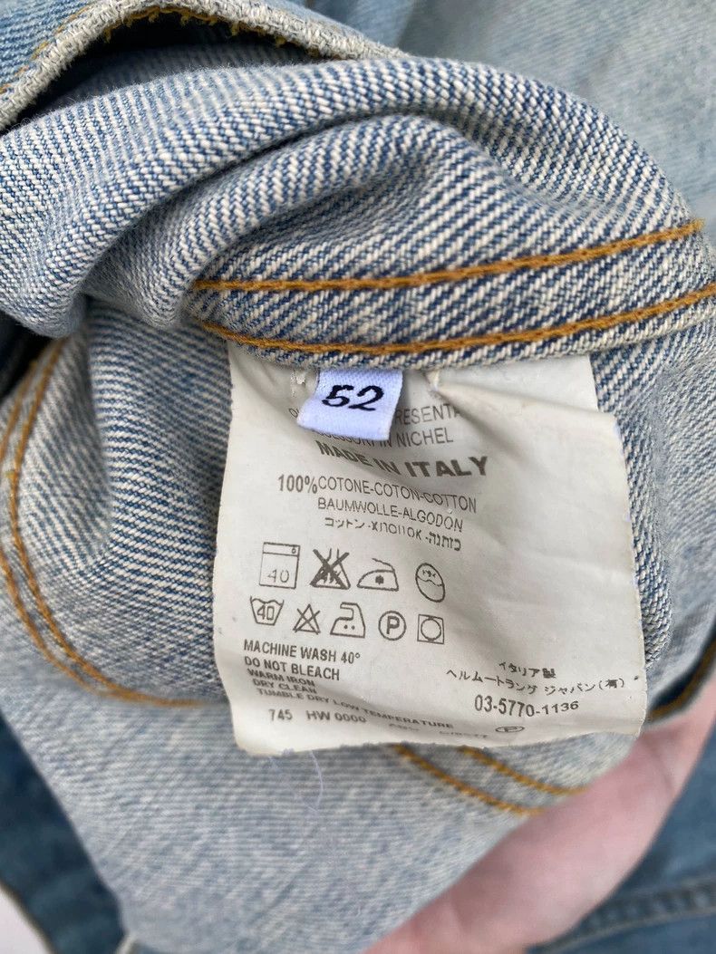 Helmut Lang HELMUT LANG size52 Sand-washed denim jacket Size US L / EU 52-54 / 3 - 4 Thumbnail