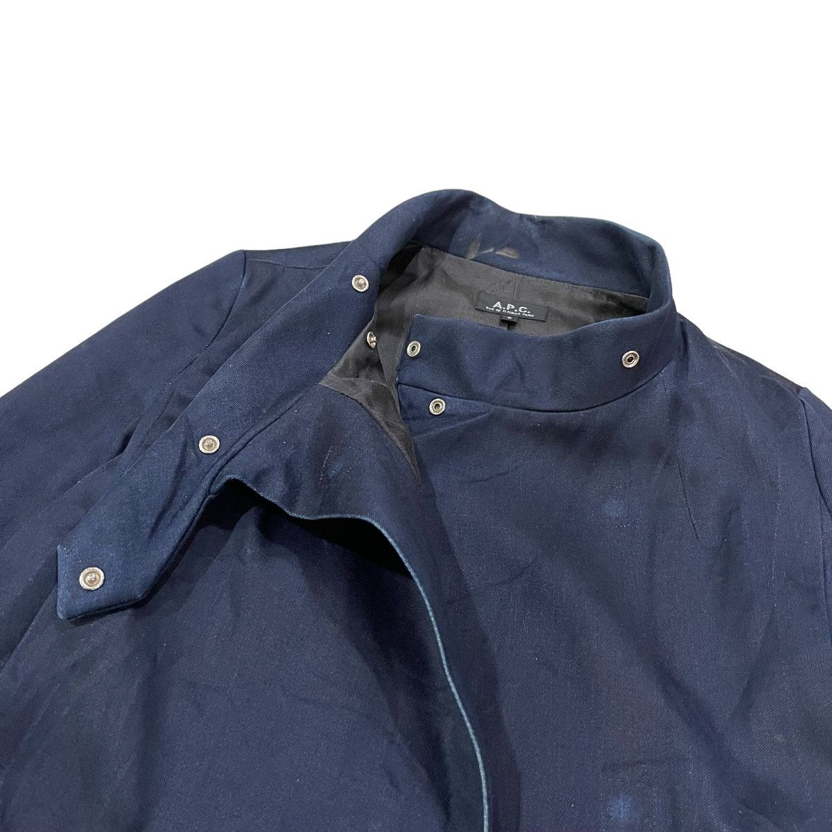 A.P.C. Vintage A.P.C Buttonless Denim Chore Long Jacket Size US S / EU 44-46 / 1 - 10 Thumbnail