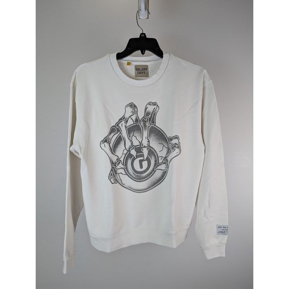 Gallery Dept. o1rshd1 G Ball Crewneck Sweater in White Size US M / EU 48-50 / 2 - 8 Thumbnail