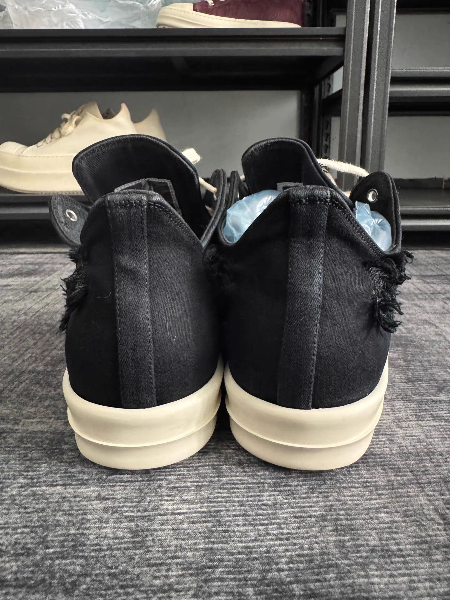 Rick Owens rick owens DRKSHDW Distressed Low Top Turbo Cyclops Size US 8 / EU 41 - 3 Thumbnail