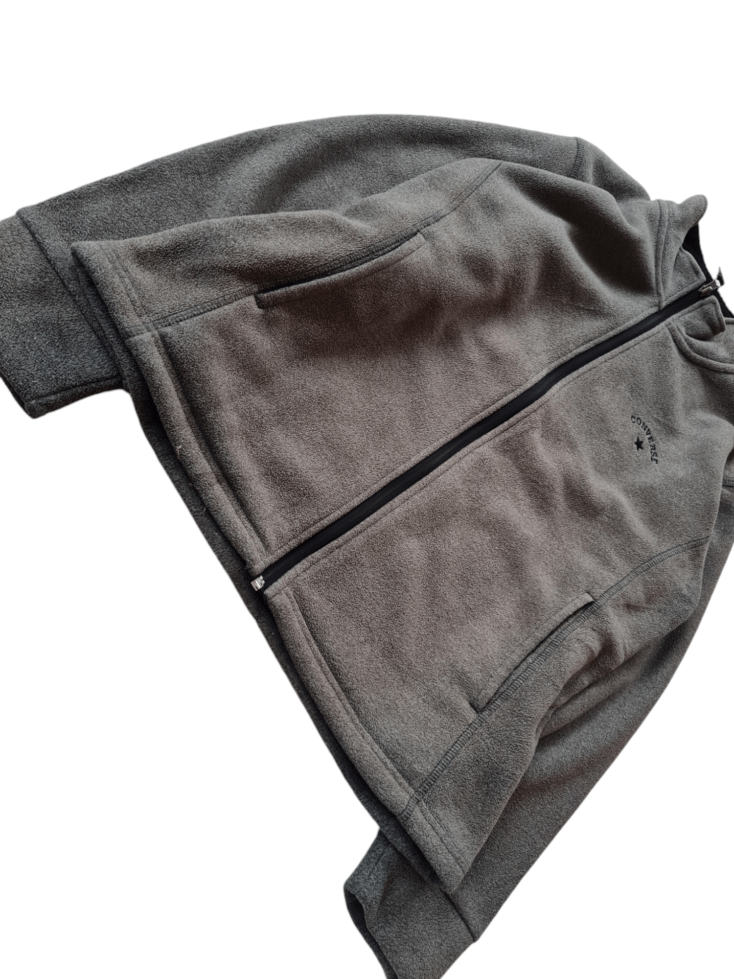 Converse × Vintage Vintage Converse Fleece Jacket Size US M / EU 48-50 / 2 - 3 Thumbnail