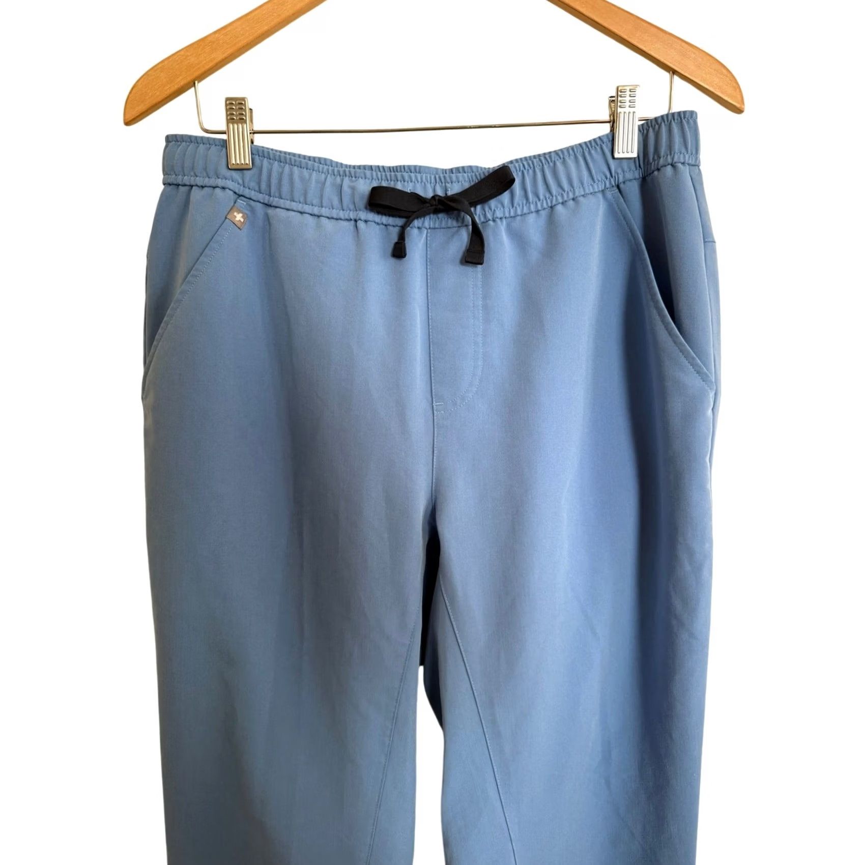 Vintage Figs Mens Scrub Jogger Blue/Navy Pants Drawstring Medical-Large Size US 33 - 3 Thumbnail