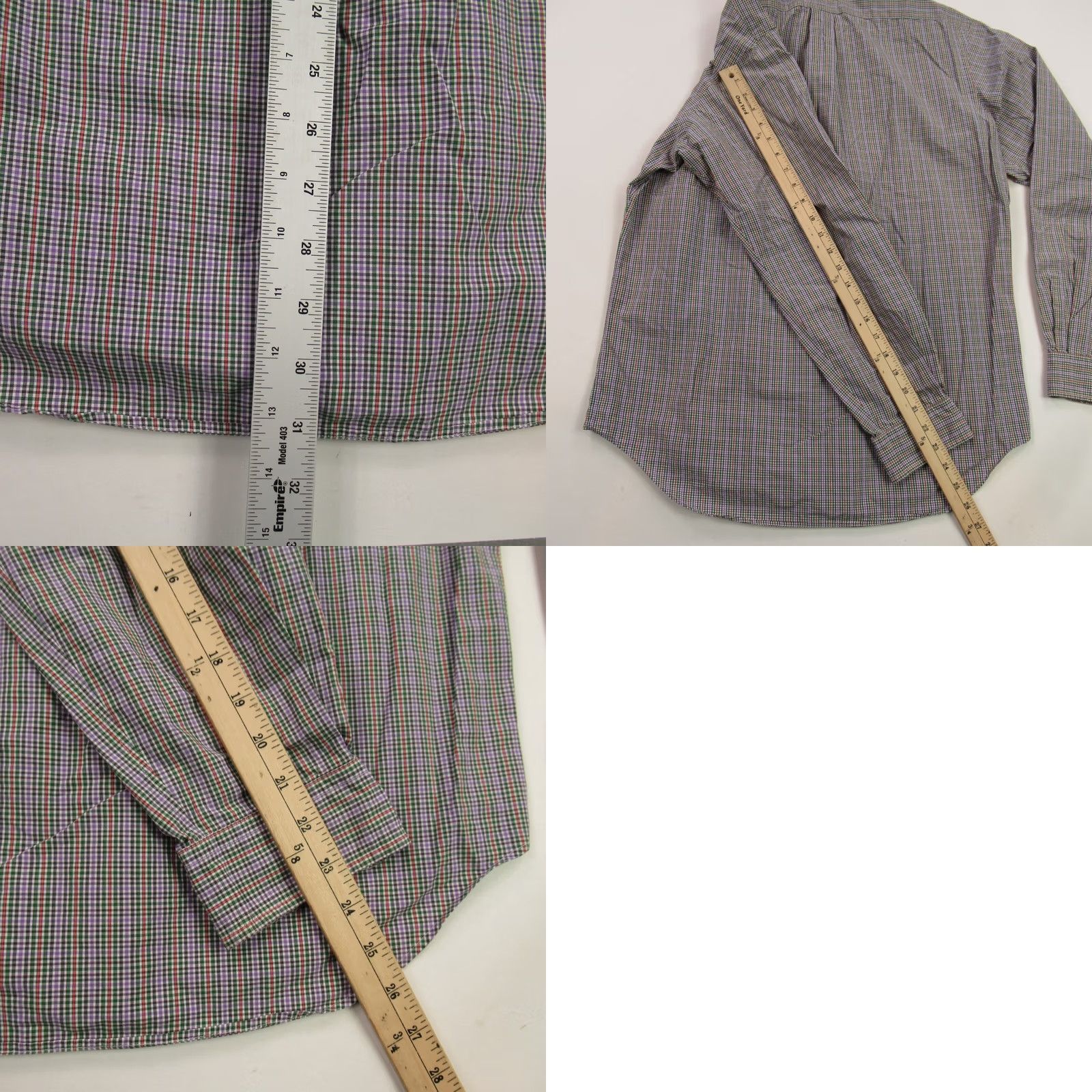 Polo Ralph Lauren Polo Ralph Lauren Shirt Mens 15.5 Long Sleeve Button Front Pony Medium Cotton Plaid Dress Casual Shirt Womens? Size US L / EU 52-54 / 3 - 8 Thumbnail