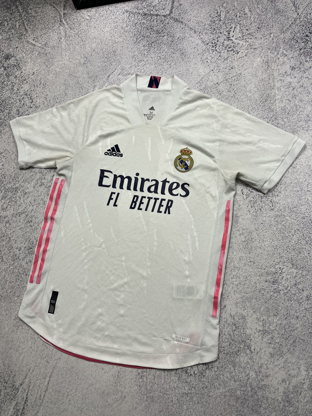 Adidas Real Madrid Adidas 2020/21 Season Player Soccer Jersey Pink Size US M / EU 48-50 / 2 - 2 Thumbnail