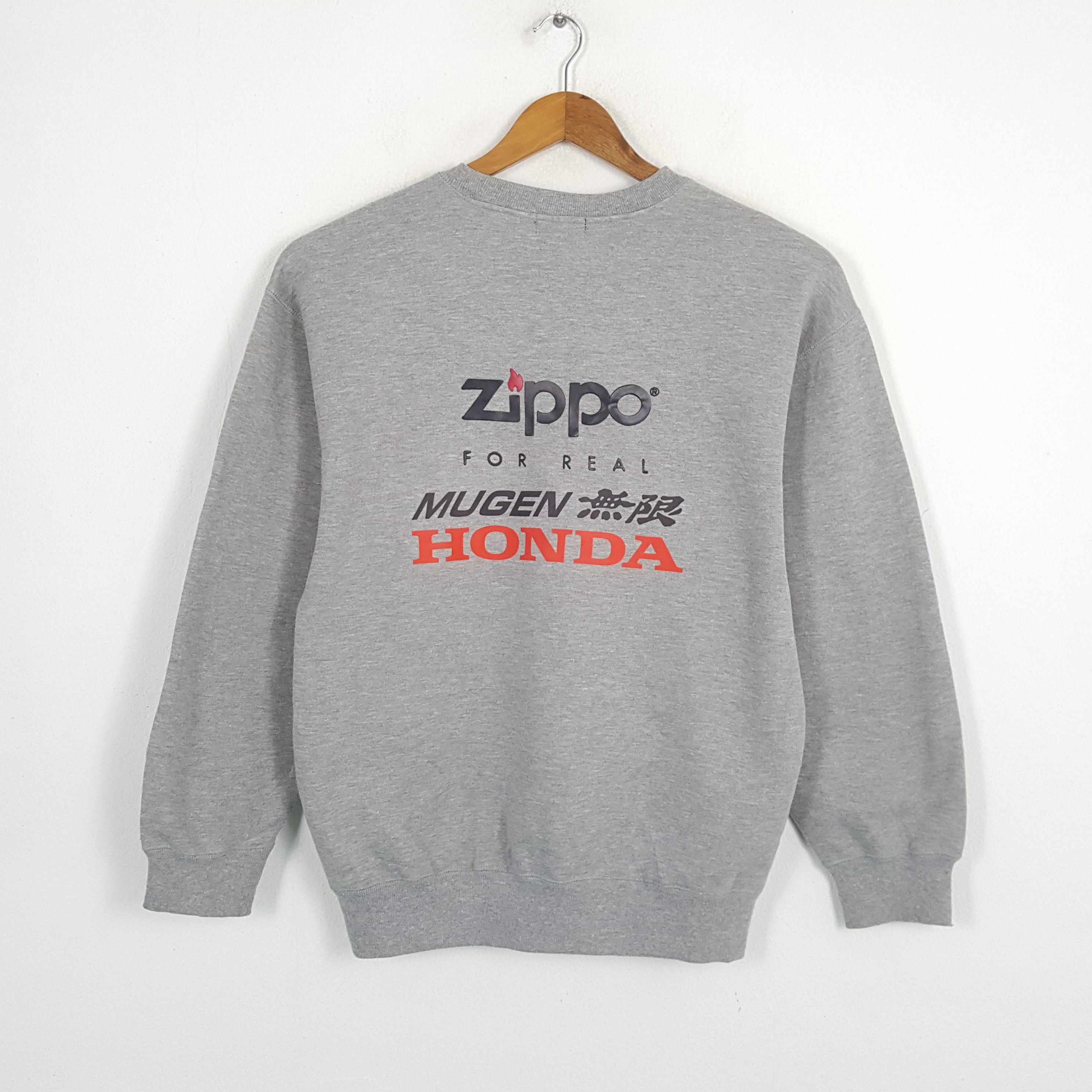 Honda × Vintage Vintage Zippo x MUGEN HONDA Japan Racing Custom Sweatshirt Size US L / EU 52-54 / 3 - 1 Thumbnail