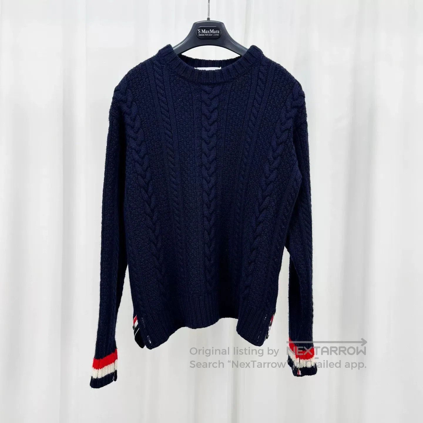 Thom Browne thom browne cable knit wool sweater. Size US S / EU 44-46 / 1 - 1 Thumbnail