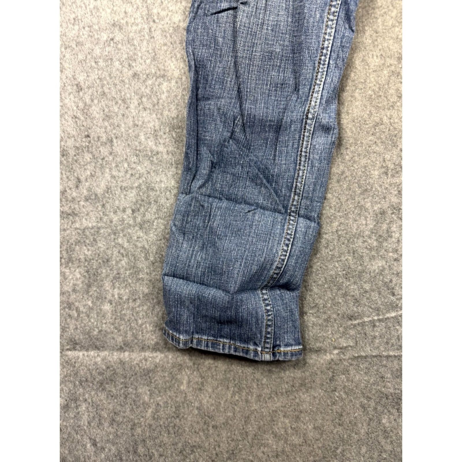 Levi's Levi's 524 Jeans Women Regular 15 M Medium Blue Denim Stretch 5-Pocket Straight Jeans 33in Inseam Medium Wash 80s 90s Size 36" / US 14 / IT 50 - 3 Thumbnail