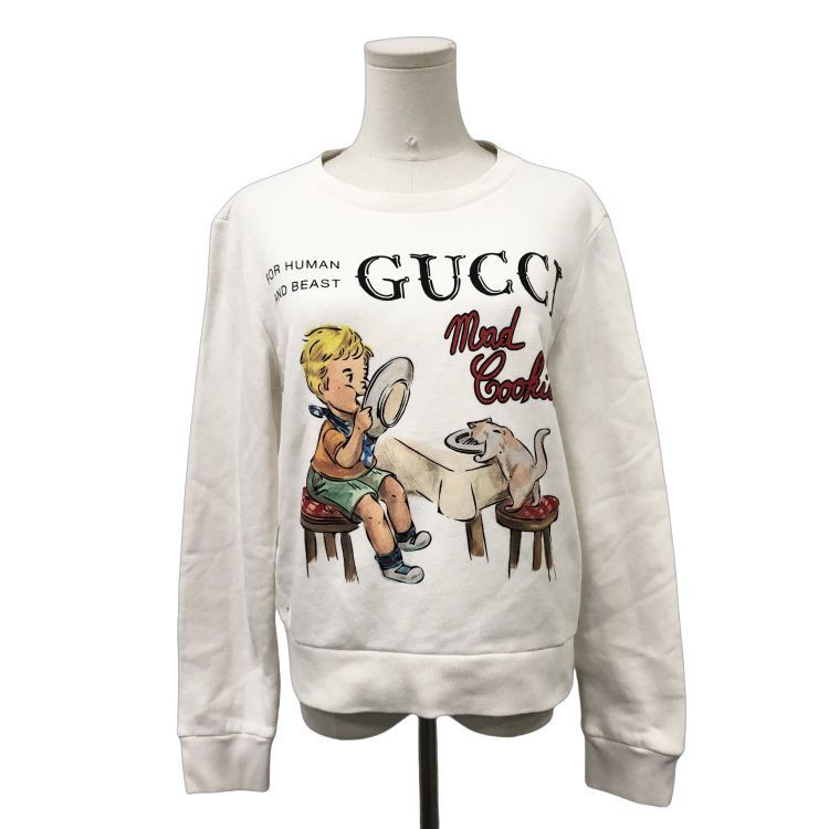 Gucci Gucci Mad Cookies Graphic Sweatshirt Size XS Size XS / US 0-2 / IT 36-38 - 1 Thumbnail