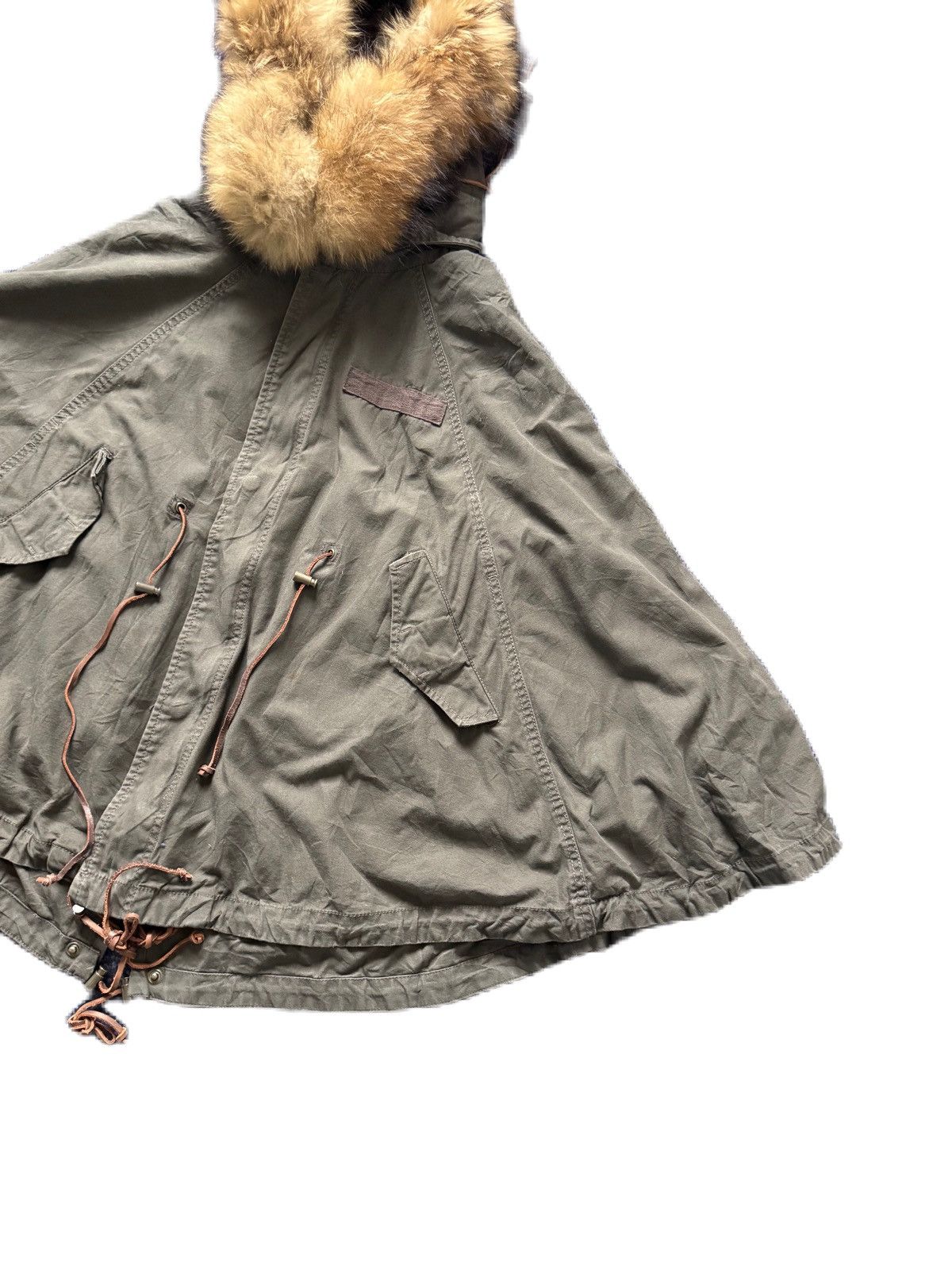 GOA GOA PONCHO RACOON FUR DETACHABLE HOODIES Size US M / EU 48-50 / 2 - 2 Thumbnail