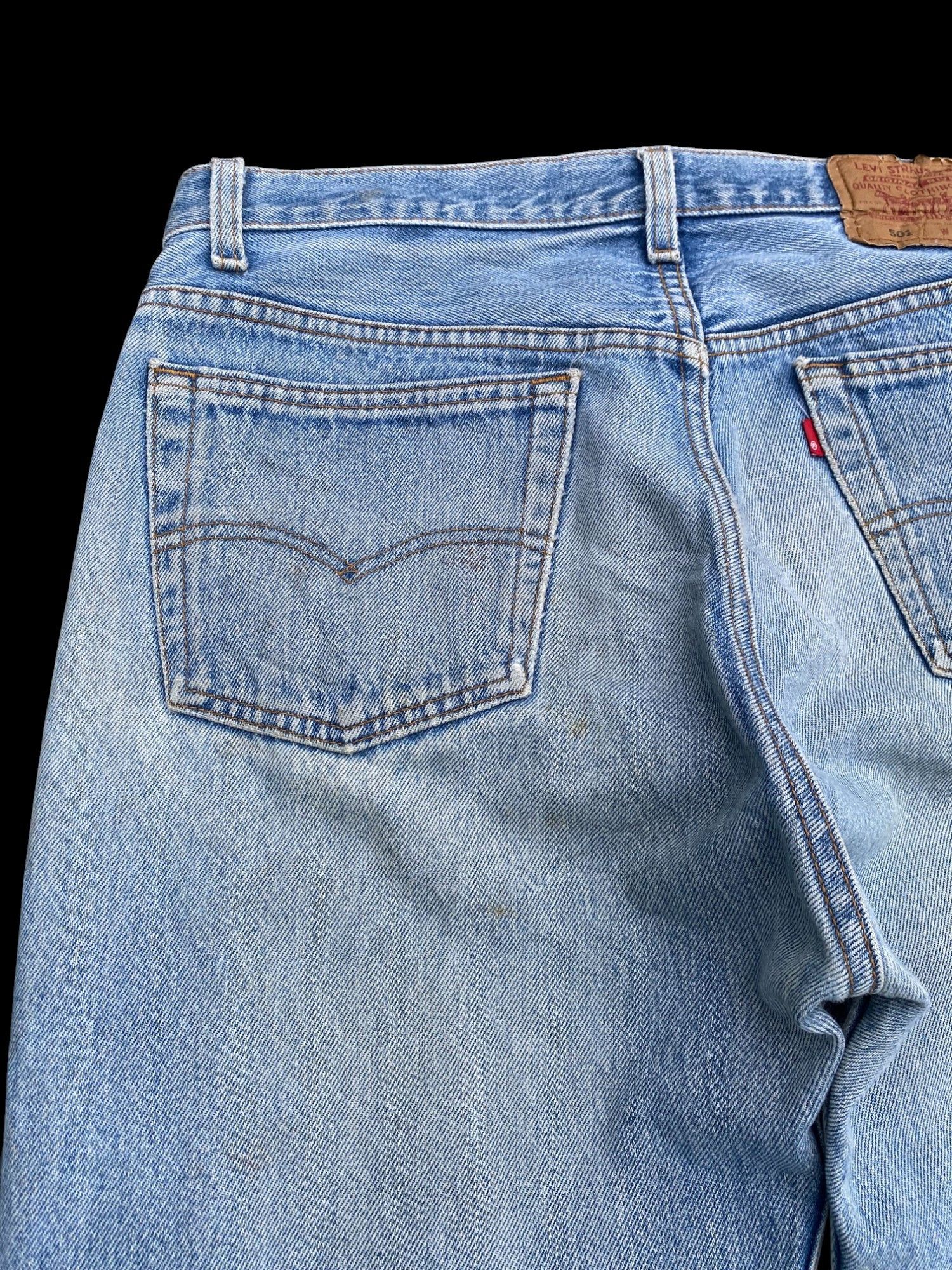 Levi's Vintage 1993 Levis 501 dirty lightwash distressed W33x28.5 Size US 33 - 9 Thumbnail