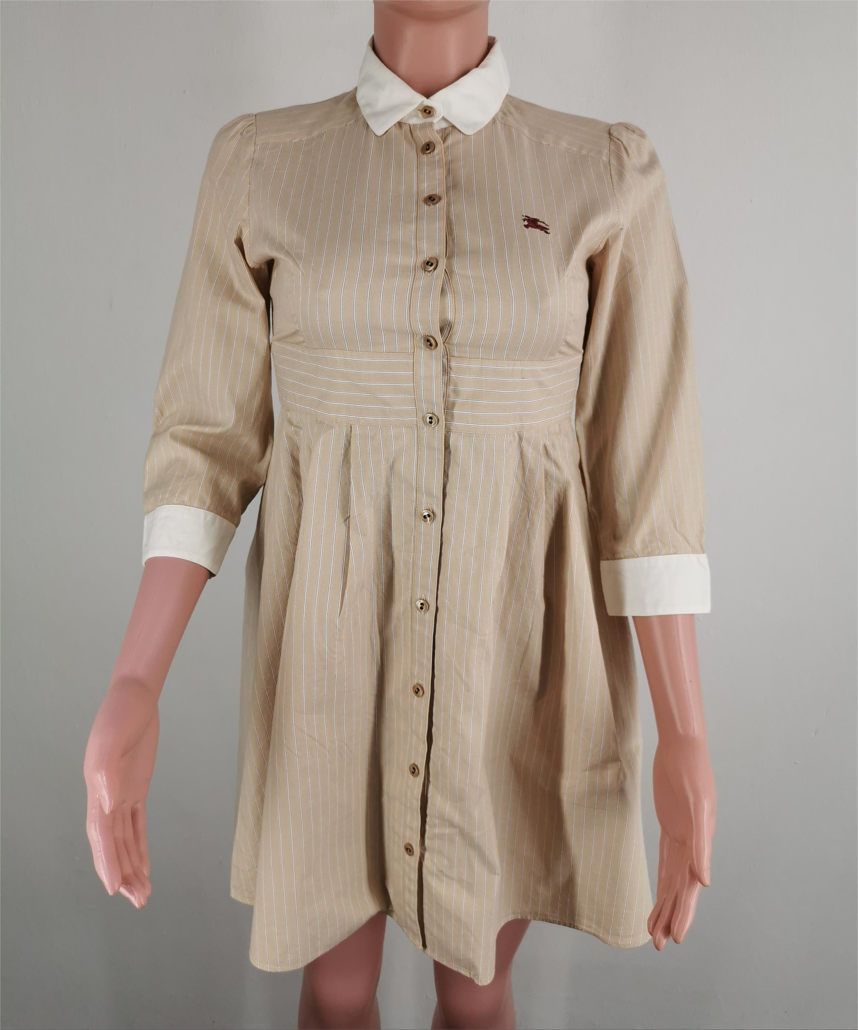 Burberry Burberry Stripe Down Womens Shirt Dress Size S Size XS / US 0-2 / IT 36-38 - 2 Thumbnail