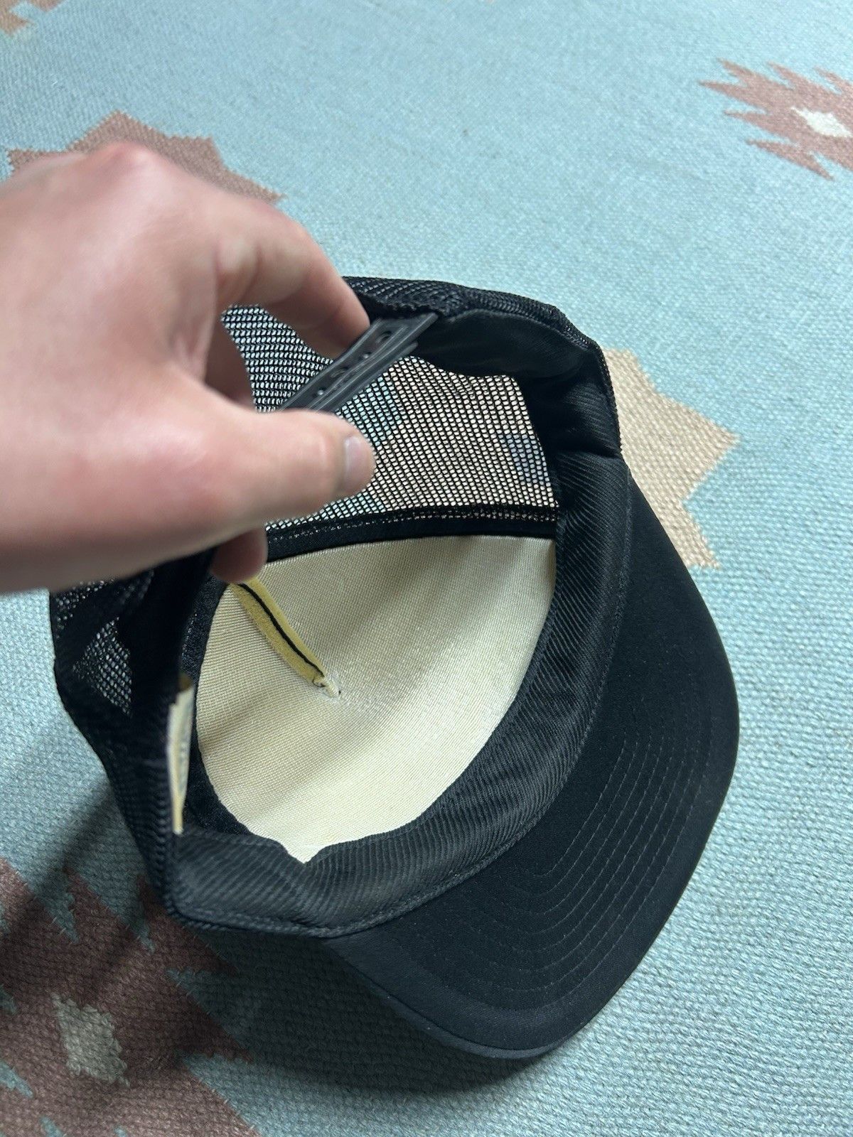 Vintage Vtg trucker hat Pauls do it all anything for a buck Michigan Size ONE SIZE - 7 Thumbnail