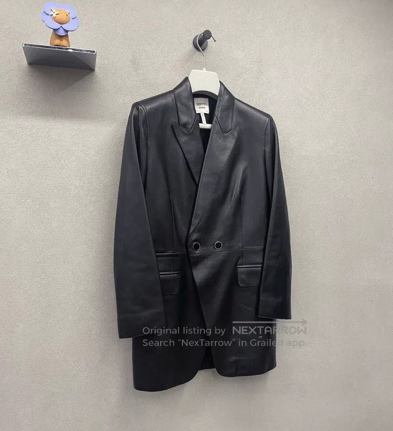 Hermes Hermes Solid color leather jacket suit Size XS / US 0-2 / IT 36-38 - 3 Thumbnail