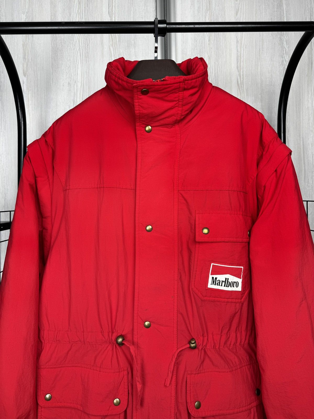Marlboro Vintage MARLBORO Jacket Full Zip Size XXL logo 2 in 1 Vest Size US XXL / EU 58 / 5 - 3 Thumbnail