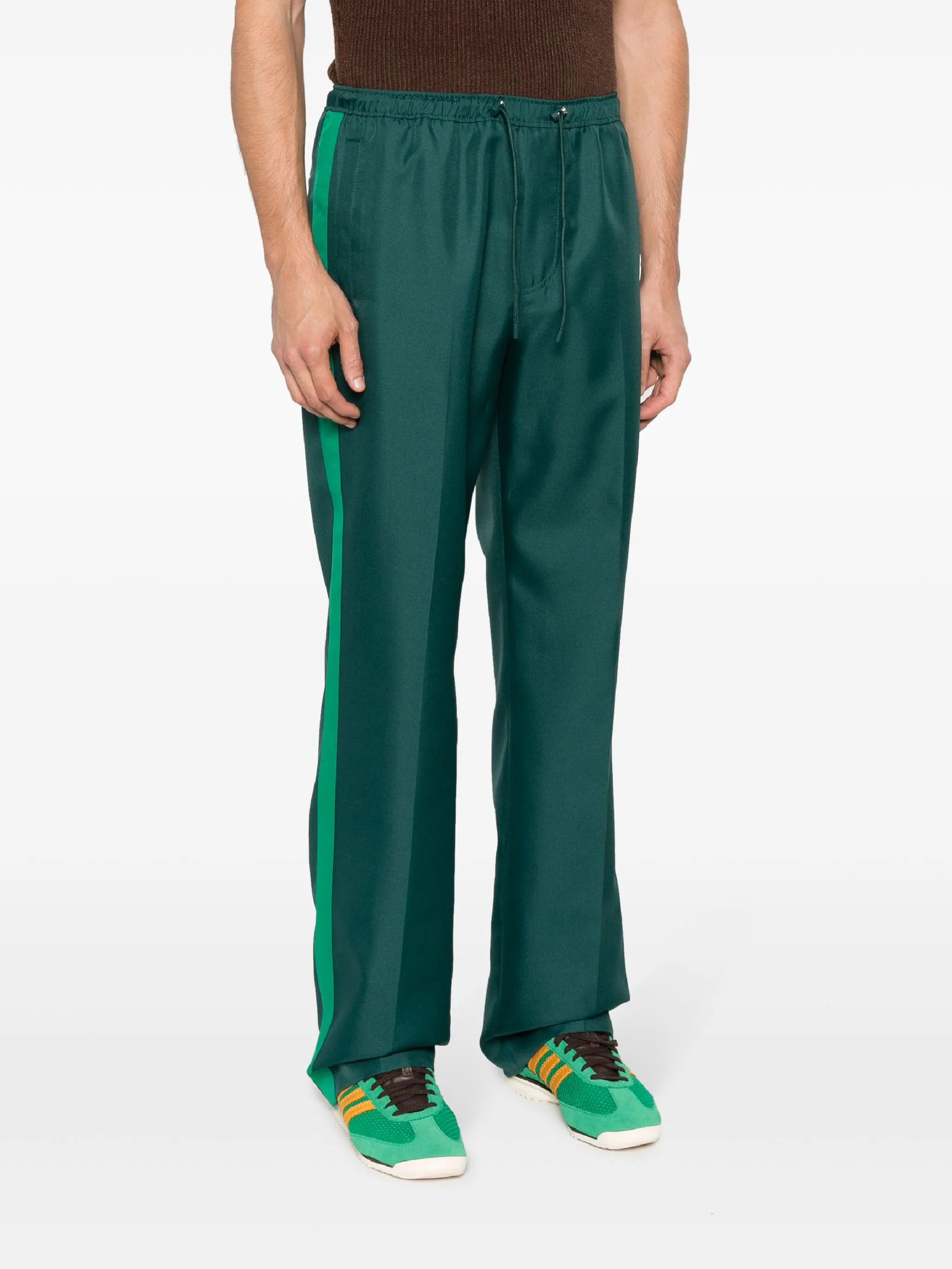 Lanvin o1y0125 Jogger & Sweatpant in Dark Green Size US 30 / EU 46 - 2 Thumbnail
