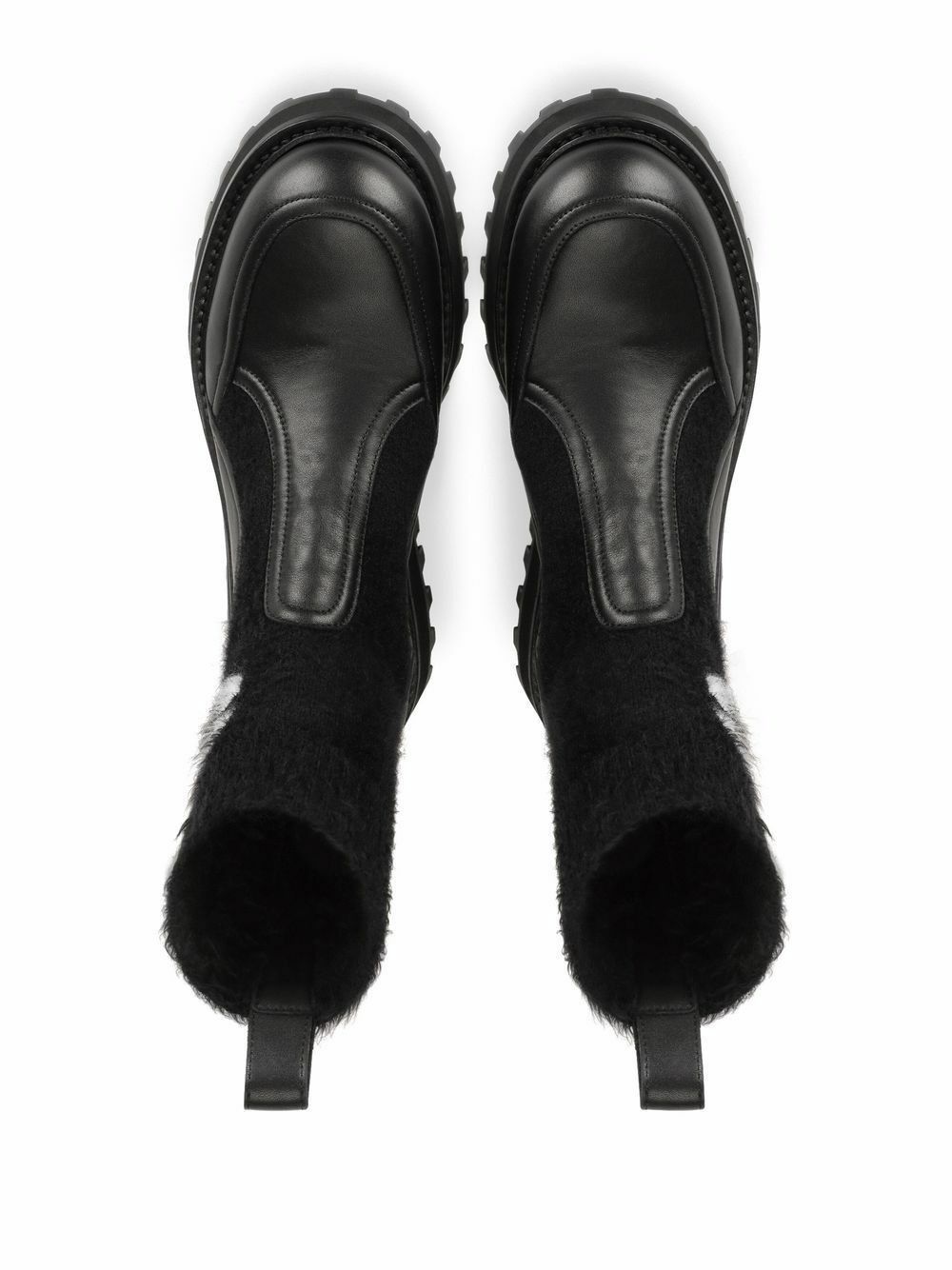 Dolce & Gabbana o1y0825 Logo Ankle Boots in Black Size US 4 / IT 34 - 4 Thumbnail