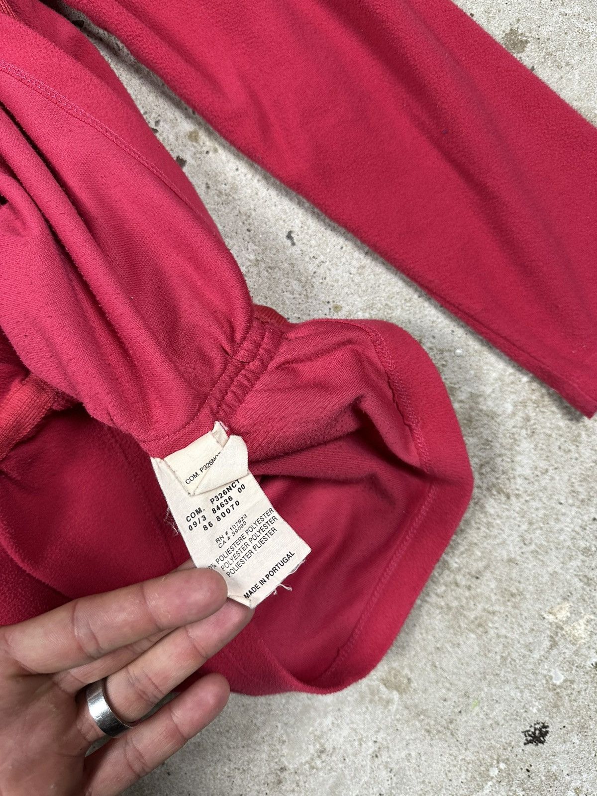 Moncler × Vintage Vintage Y2K Moncler Rare Pink Fleece Full Zip Sweatshirt Size M / US 6-8 / IT 42-44 - 8 Thumbnail