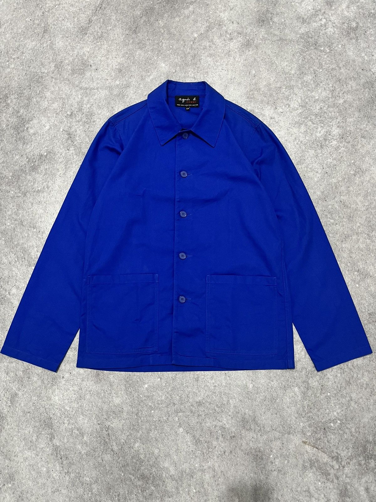 agnes b. Vintage 90s Agnes b. Homme Cotton Military Jacket Size US M / EU 48-50 / 2 - 1 Thumbnail
