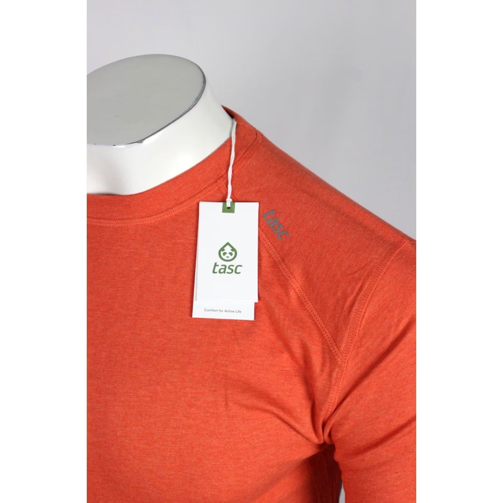 Vintage VINTAGE Tasc Men's Carrolton Tee Short Sleeve T Shirt Gym Training Fire Heather Bamboo Size US S / EU 44-46 / 1 - 4 Thumbnail