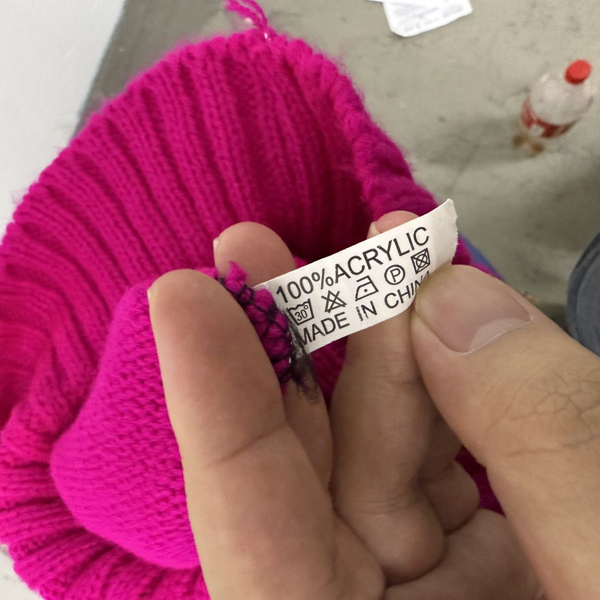 Japanese Brand Unknown Bunny Ear Beanie inspired cdg Size ONE SIZE - 5 Thumbnail