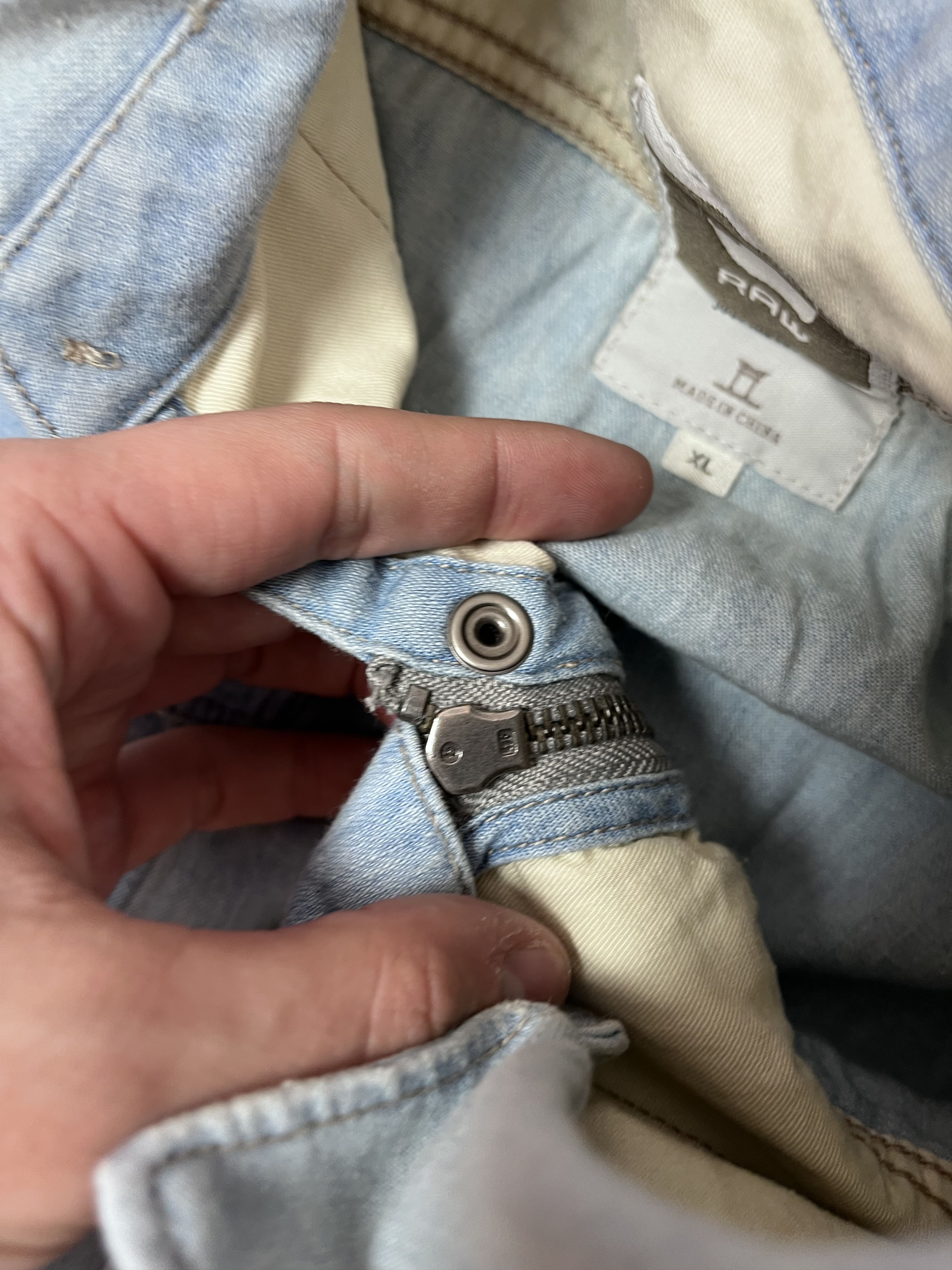 G-Star Mens vintage zip shirt G-Star Raw size Xl Size US XL / EU 56 / 4 - 10 Thumbnail
