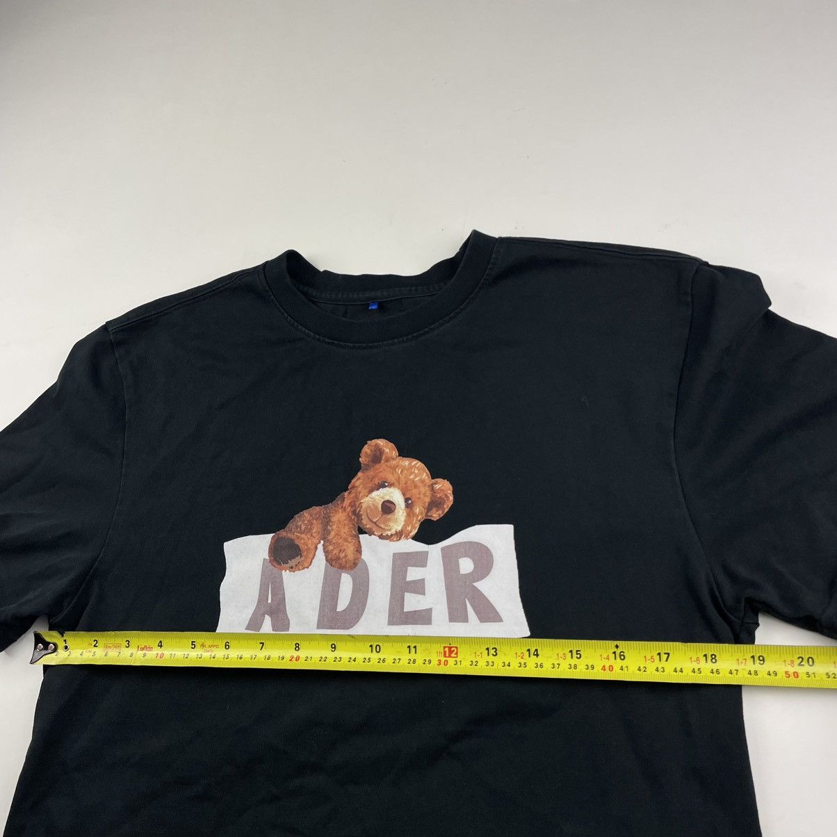 Ader Error 2021 S/S Ader Error Black T-Shirt Teddy Bear Print Clean M Size US M / EU 48-50 / 2 - 7 Thumbnail