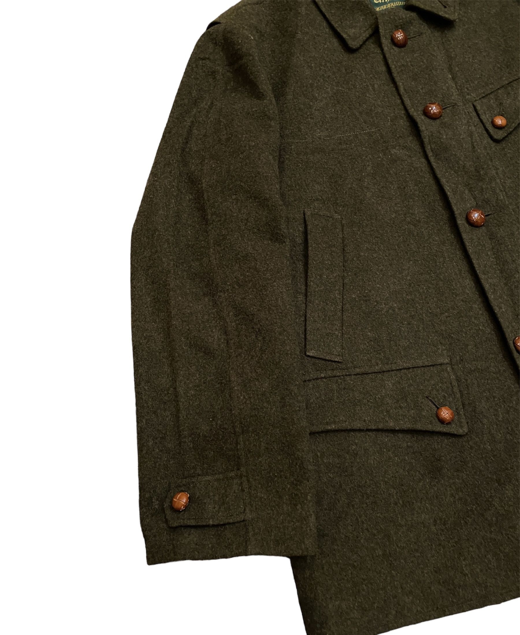 Vintage Vintage 50s Mens Trachten Jacket Austrian Loden Wool Jacket Size US XL / EU 56 / 4 - 2 Thumbnail