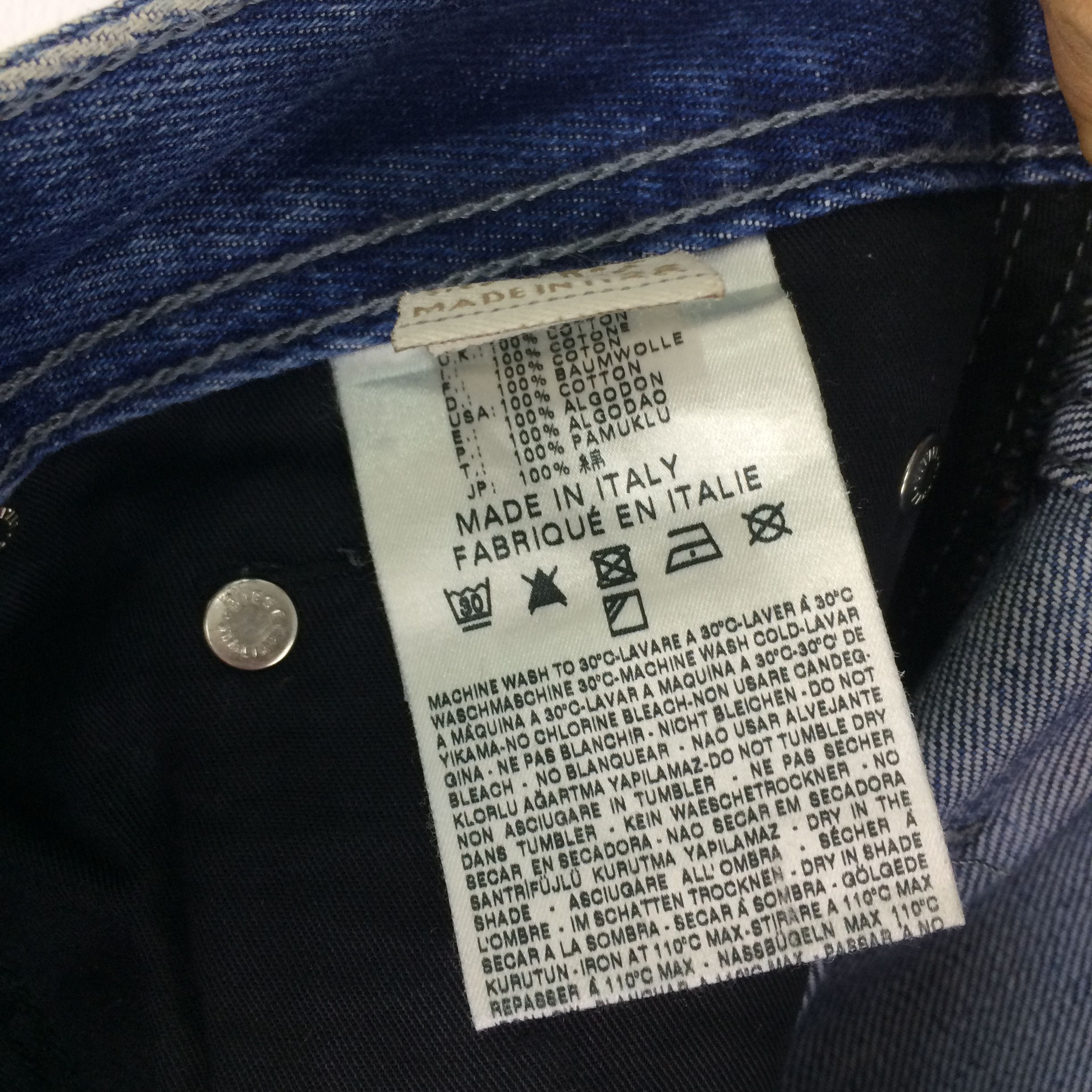 Diesel X30 DIESEL INDUSTRY LARKEE comfort straight JEANS Size US 31 - 11 Thumbnail