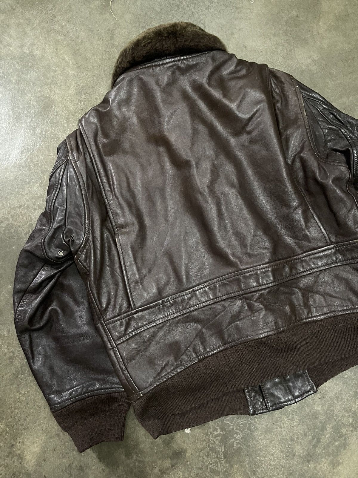 Vintage 💥 Vintage A-2 Leather Flight Jacket💥 Size US M / EU 48-50 / 2 - 10 Thumbnail