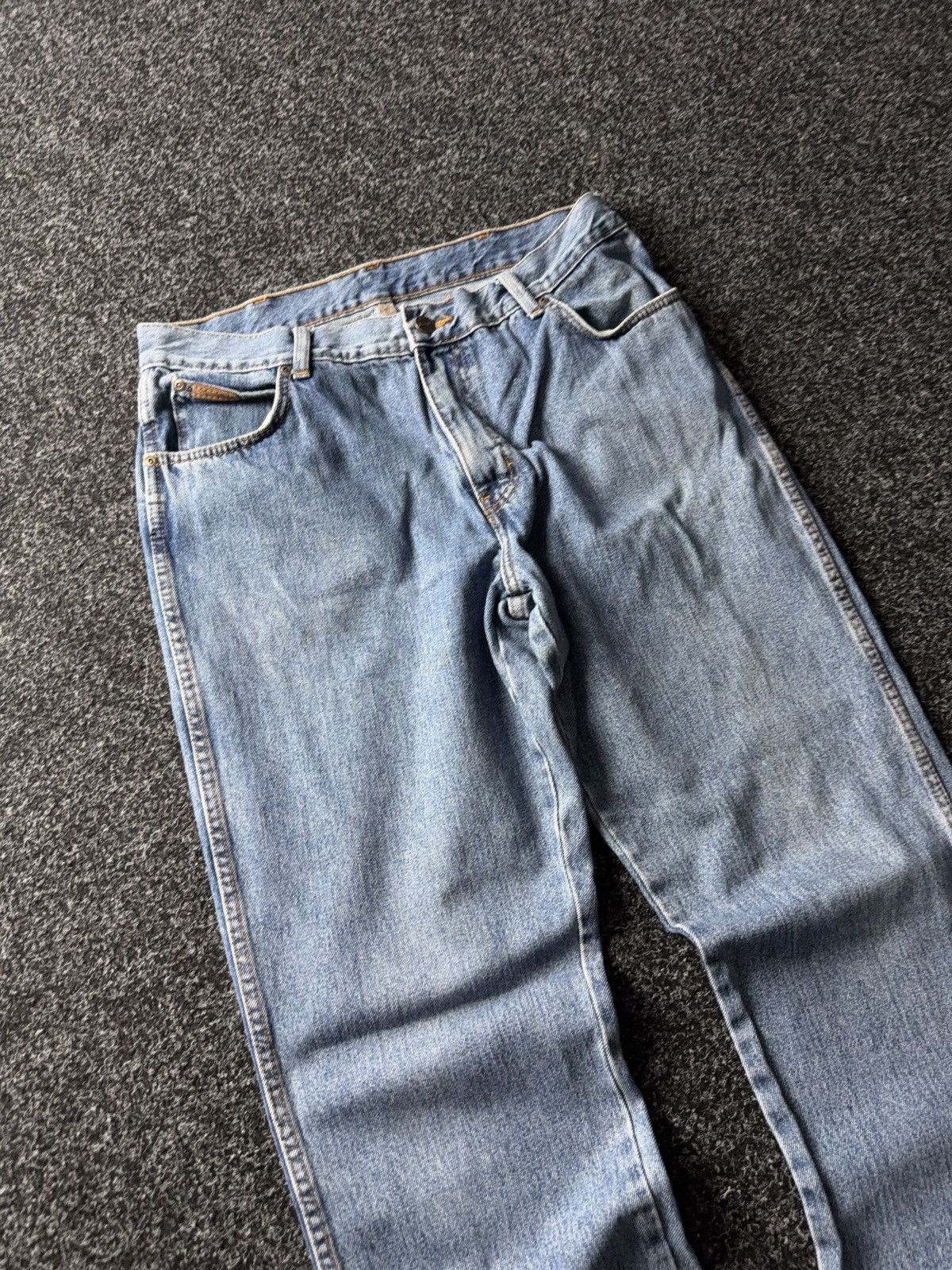 Wrangler Vintage 00s Western Wrangler cowboy style Denim pants jeans Size US 35 - 2 Thumbnail