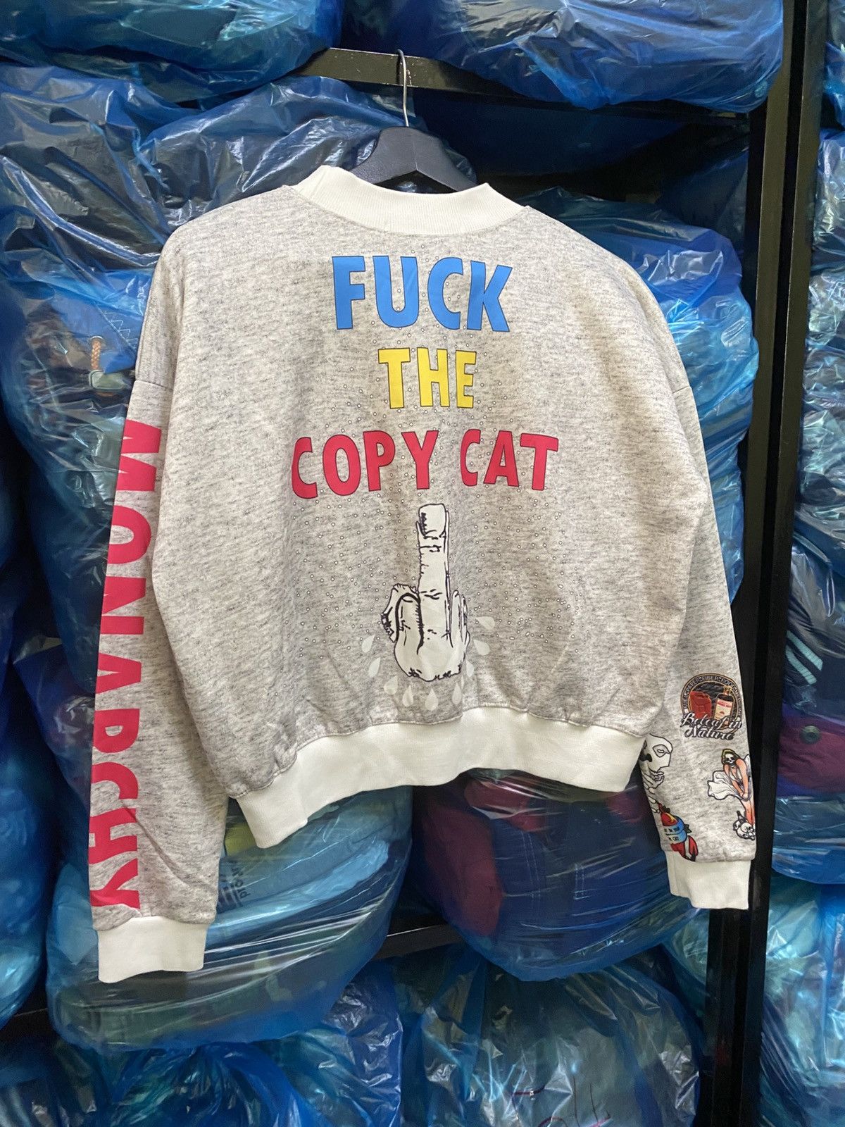 Japanese Brand Bold Graphic Punk-Inspired Sweatshirt by l.m.d.x Size S / US 4 / IT 40 - 9 Thumbnail
