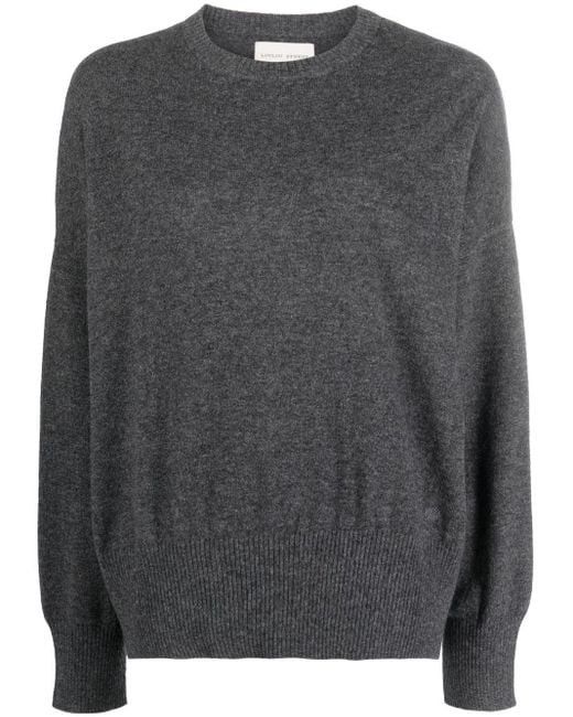 Loulou de Saison o1s22i1n1024 Cashmere Pullover Sweater in Grey Size S / US 4 / IT 40 - 1 Thumbnail