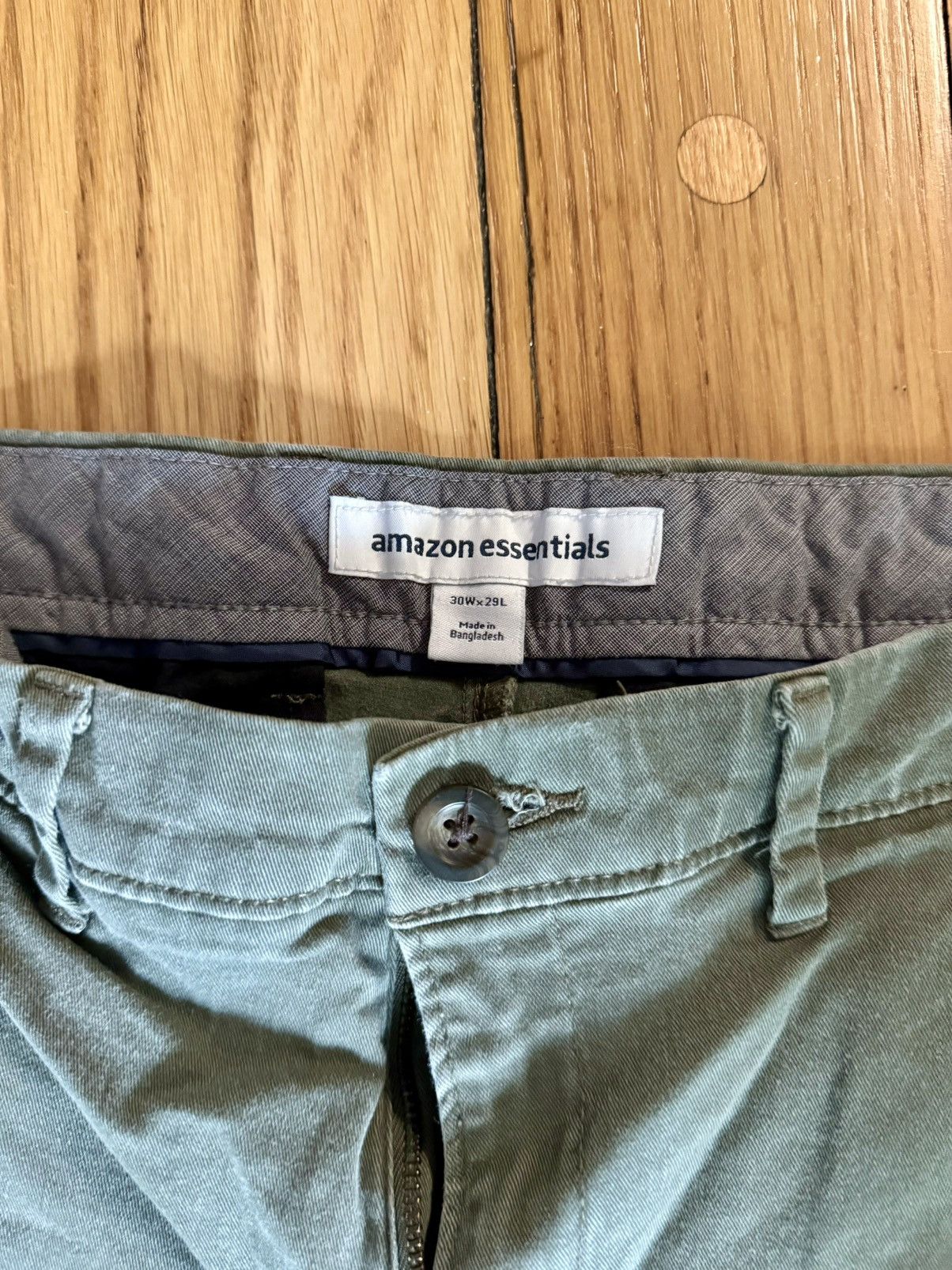 Vintage VINTAGE GREEN ARMY PANTS Size US 30 / EU 46 - 2 Thumbnail